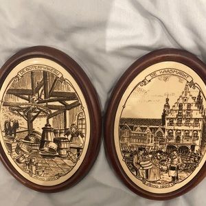 Vintage German wall art